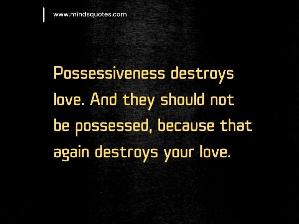 Possessive Love Quotes