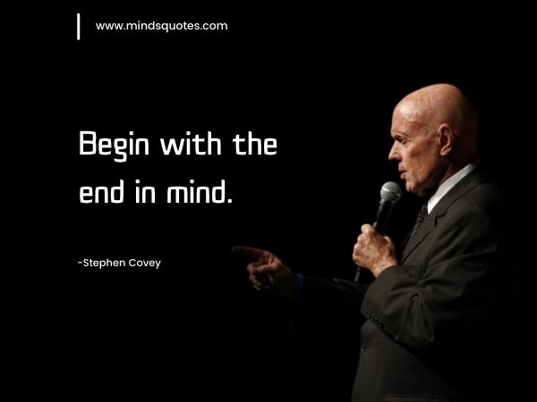 achieving targets -Stephen Covey