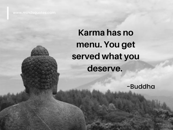 buddha quotes about karma