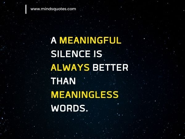 deep silence quotes