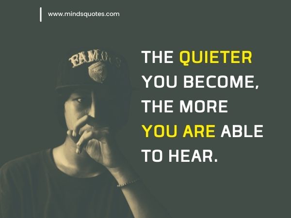 90+ BEST Silence Quotes To Help You Deal With Daily Pressure 4 Quiet Quotes With Image
