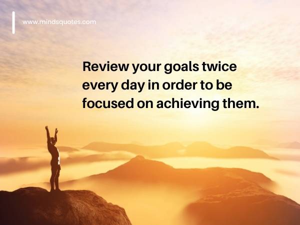 quote about setting goals