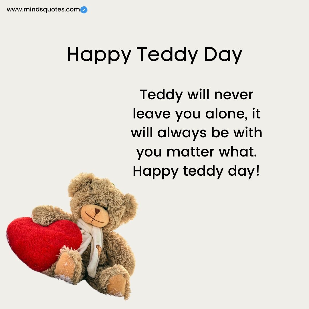 52 Best Teddy Day Quotes, Wishes, Massage, Status, Pic 2023 4 happy teddy day valentine week