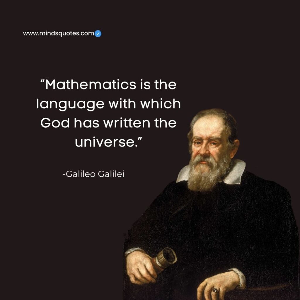 galileo galilei quotes about math