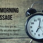 55 BEST Good Morning Massage in English 2022