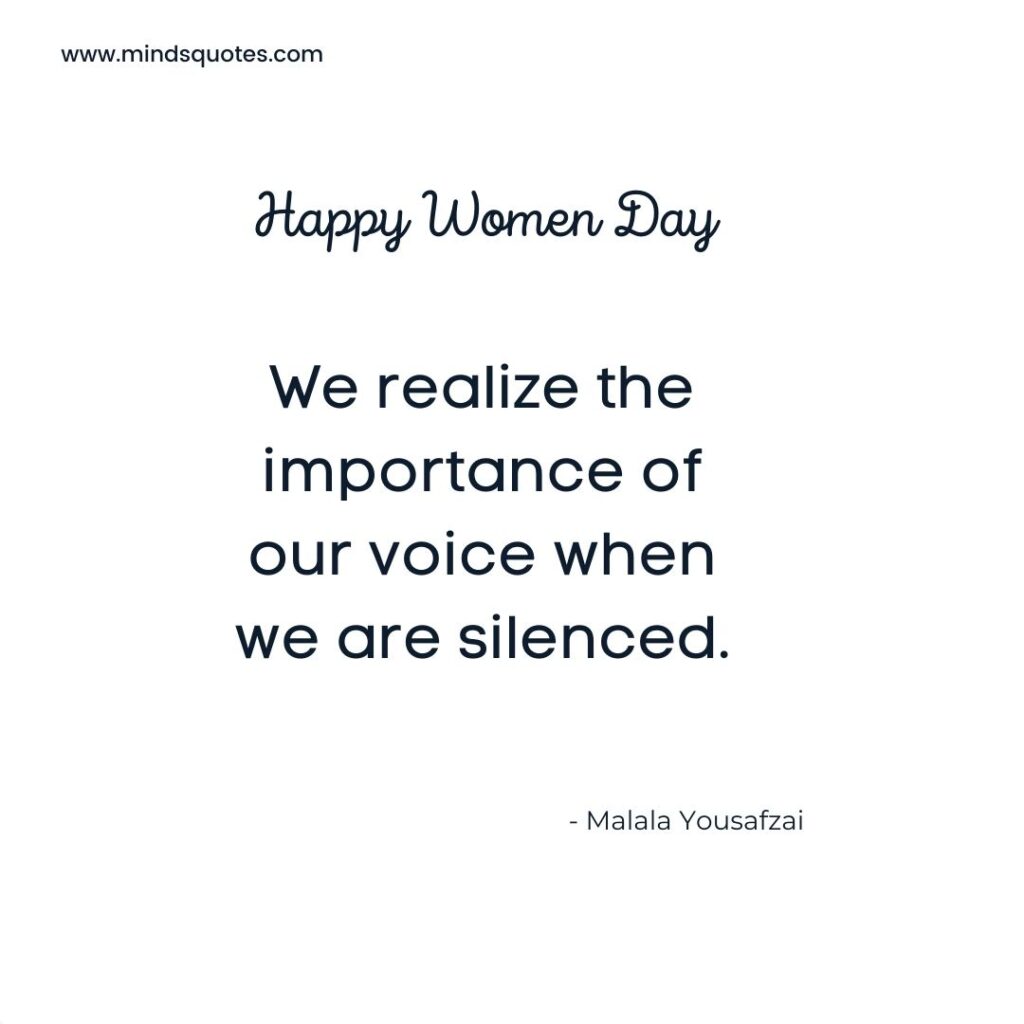 Women's day empowering quotes