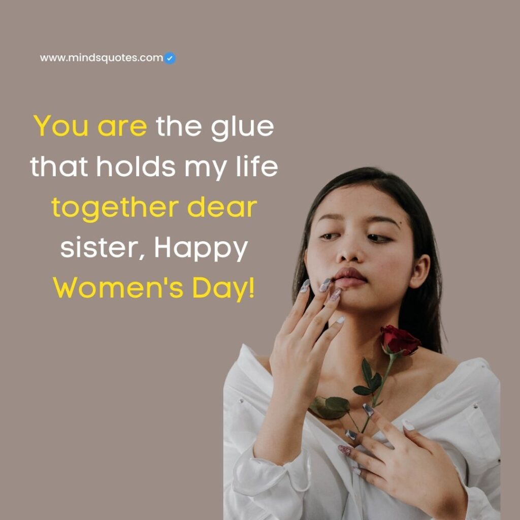 women's day wishes for sister