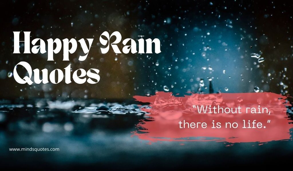 72 BEST Happy Rain Quotes in English Enjoying Romantic Day