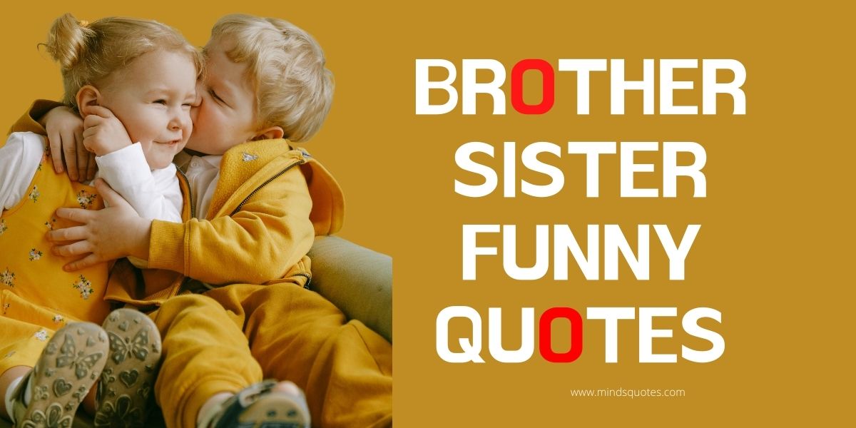 87 BEST Hilarious Brother Sister Funny Quotes With Images