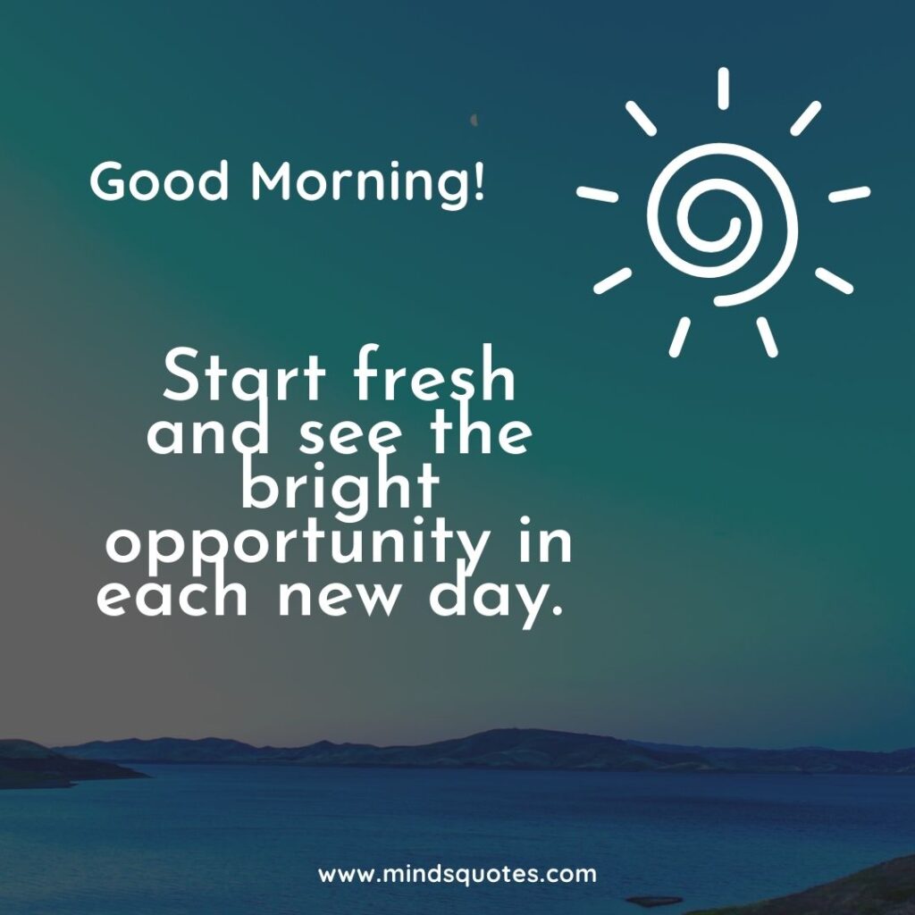 Beautiful Good Morning Quotes in English