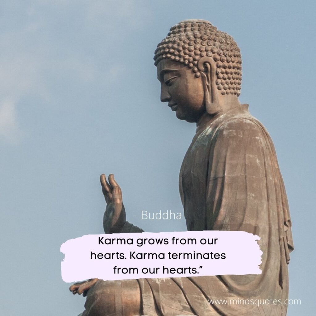 Gautam  Buddha Quotes on Karma