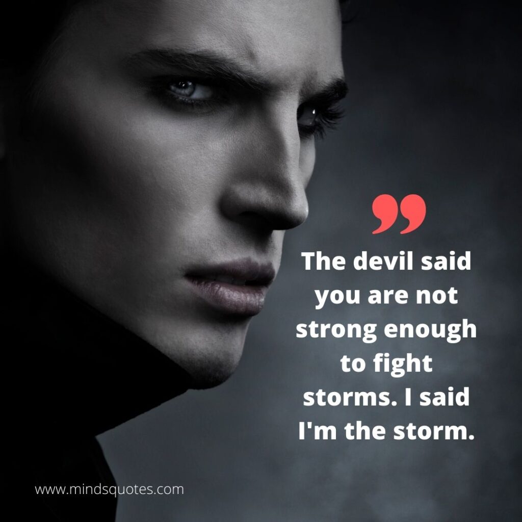 Devil Attitude Quotes