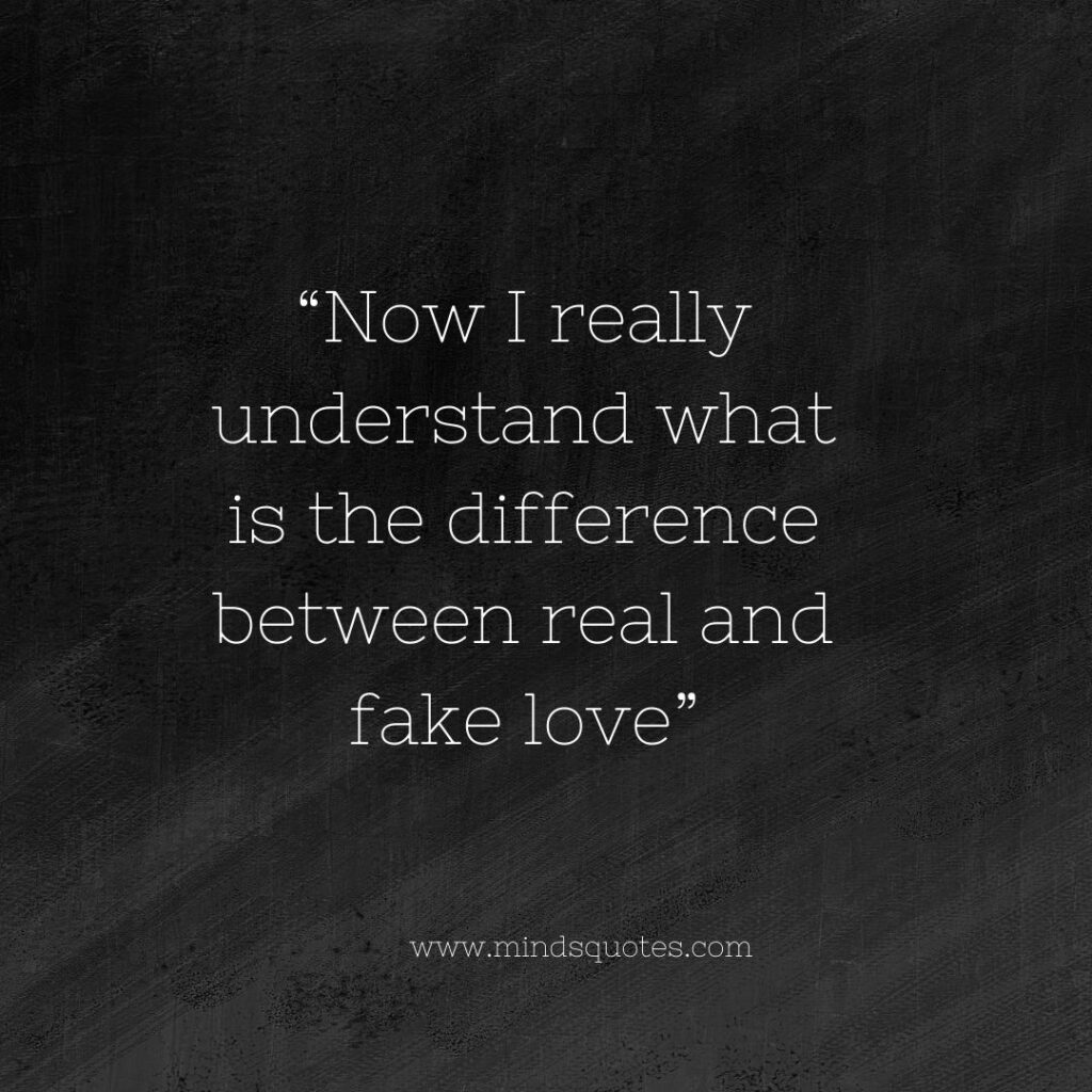 Fake Love Quotes