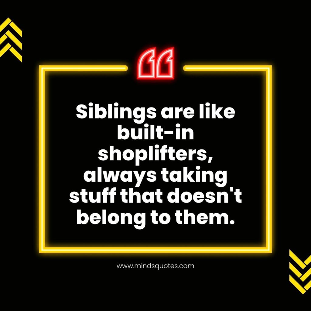 87 BEST Hilarious Brother Sister Funny Quotes With Images 12 Funny Quotes about brothers and Sisters Fighting