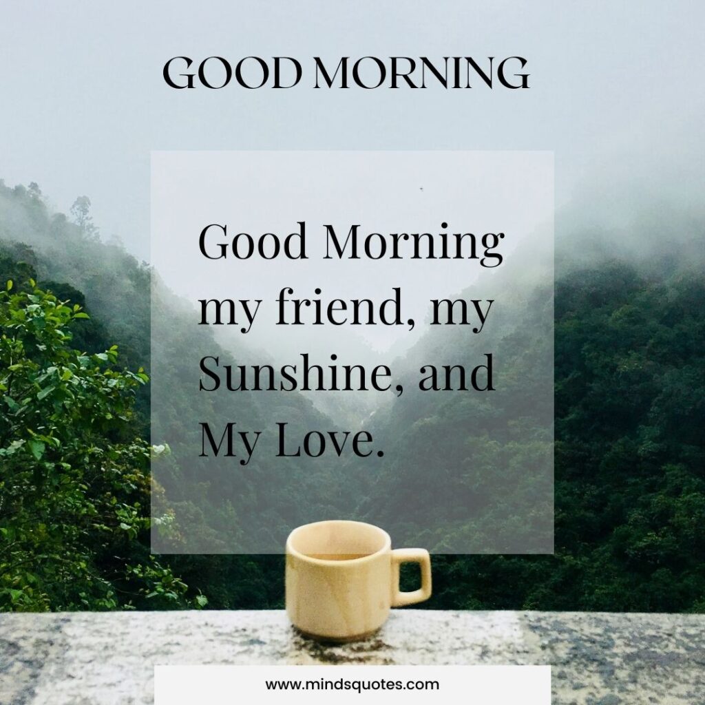 65+ BEST Good Morning Message To a Friend 5 Good Morning my Dear Friend