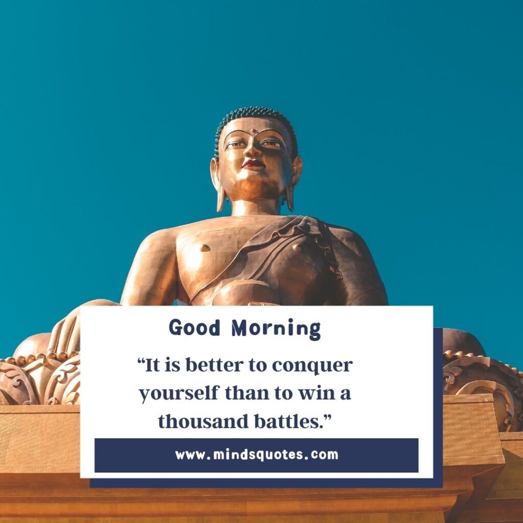 gautam buddha good morning message