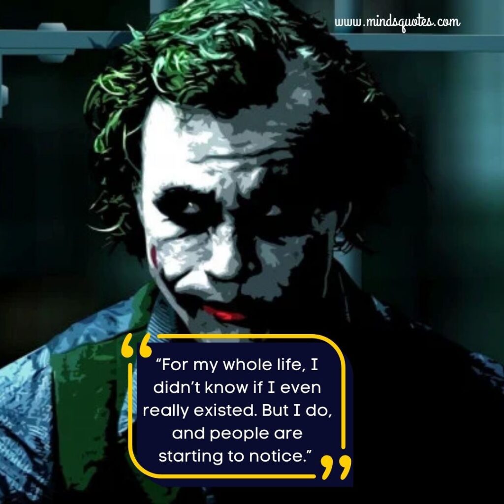 Painfully True Joker Attitude Quotes