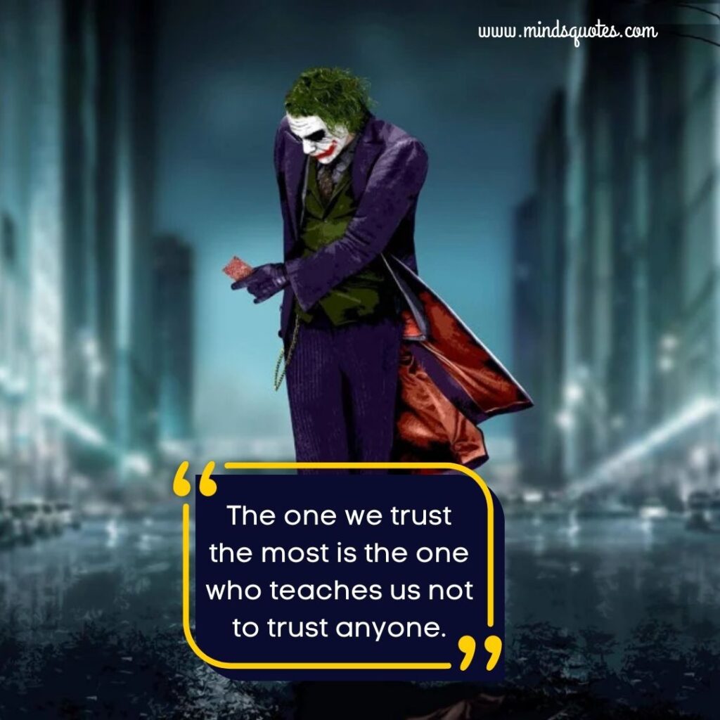 Painfully True Joker Attitude Quotes