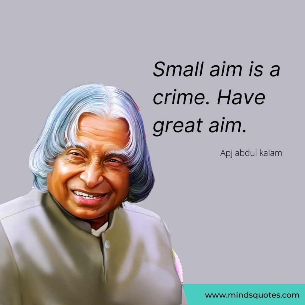 110 Famous APJ Abdul Kalam's Quotes That Will Inspire You 7 Positive Thinking Abdul Kalam Quotes