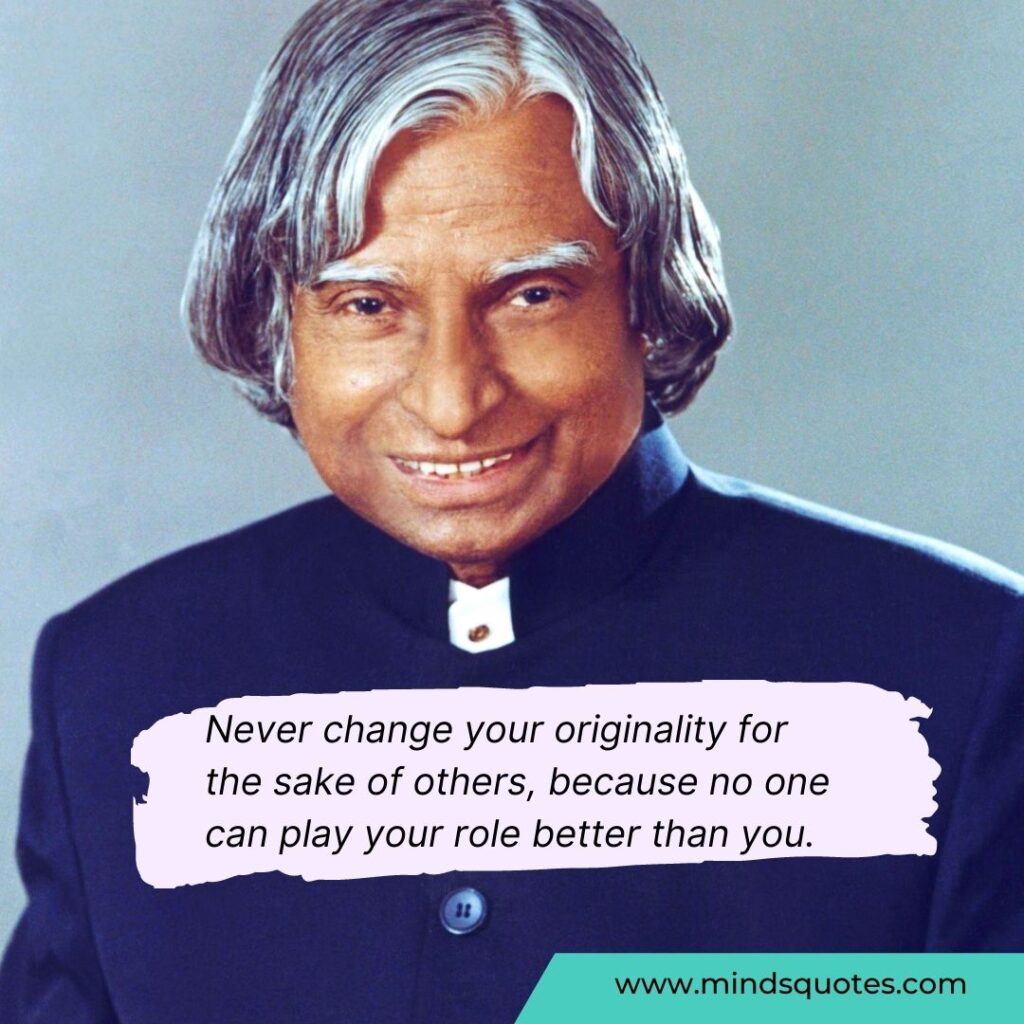 110 Famous APJ Abdul Kalam's Quotes That Will Inspire You 6 Positive Thinking Abdul Kalam Quotes