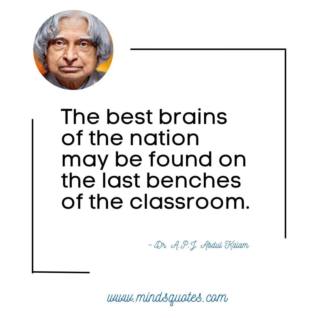 Positive thinking Education Abdul Kalam Quotes