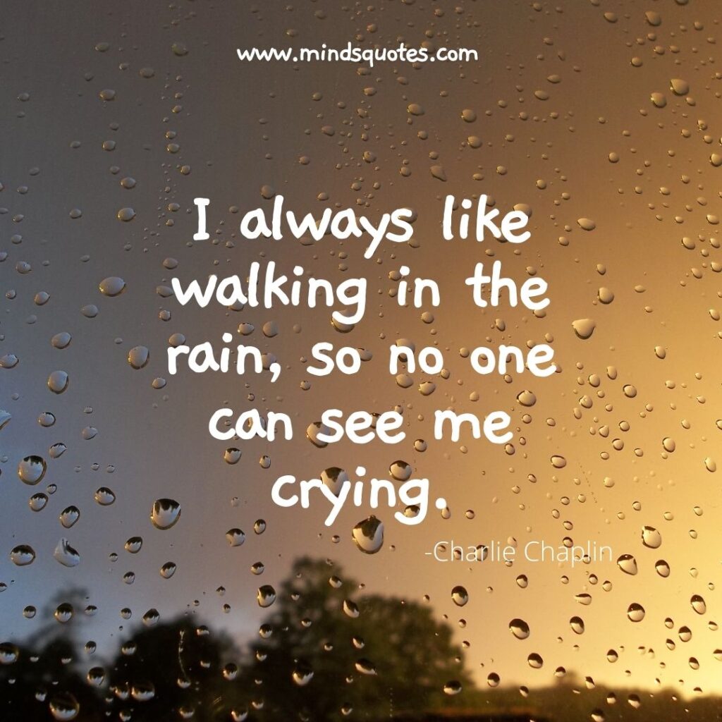 charlie chaplin quotes rain