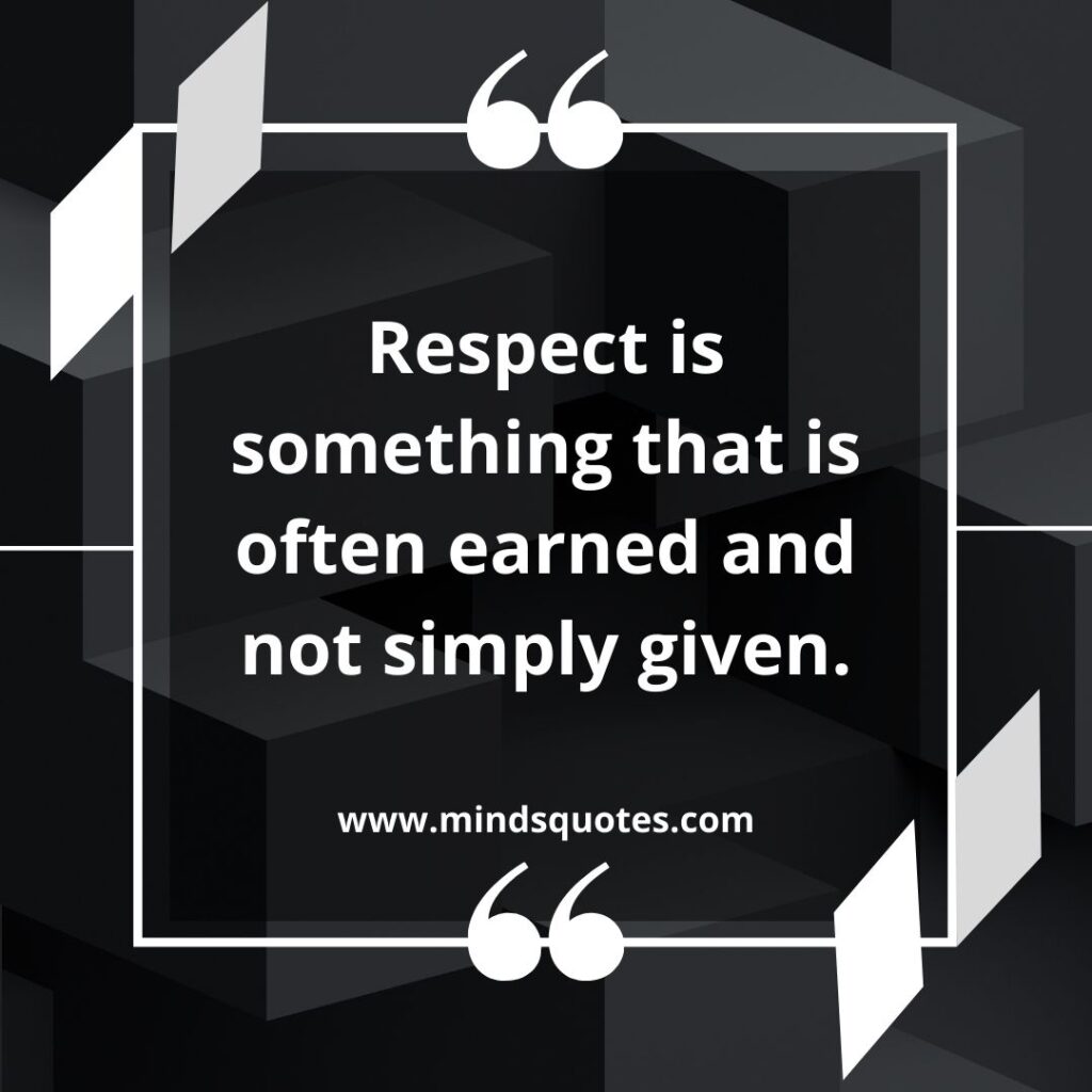 Relationship Self Respect Quotes