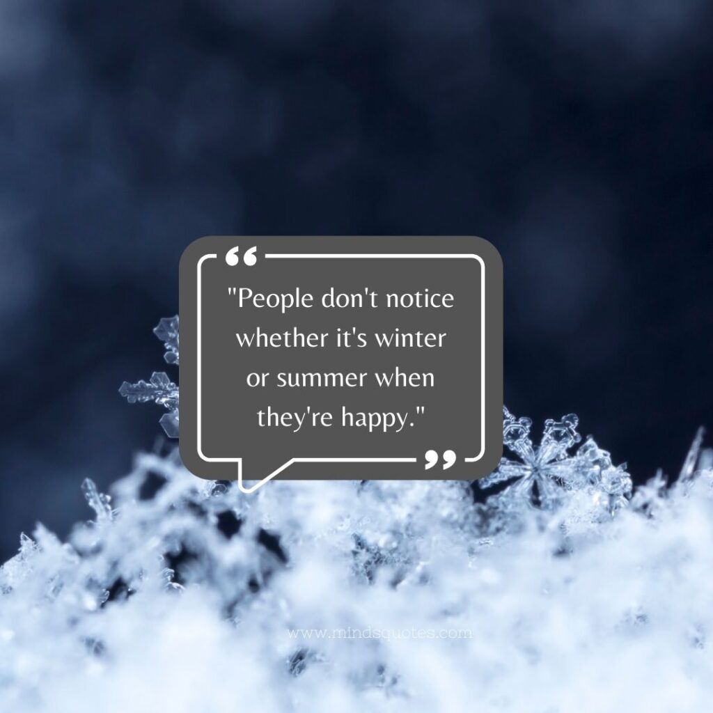 Beautiful Enjoy Snow Quotes