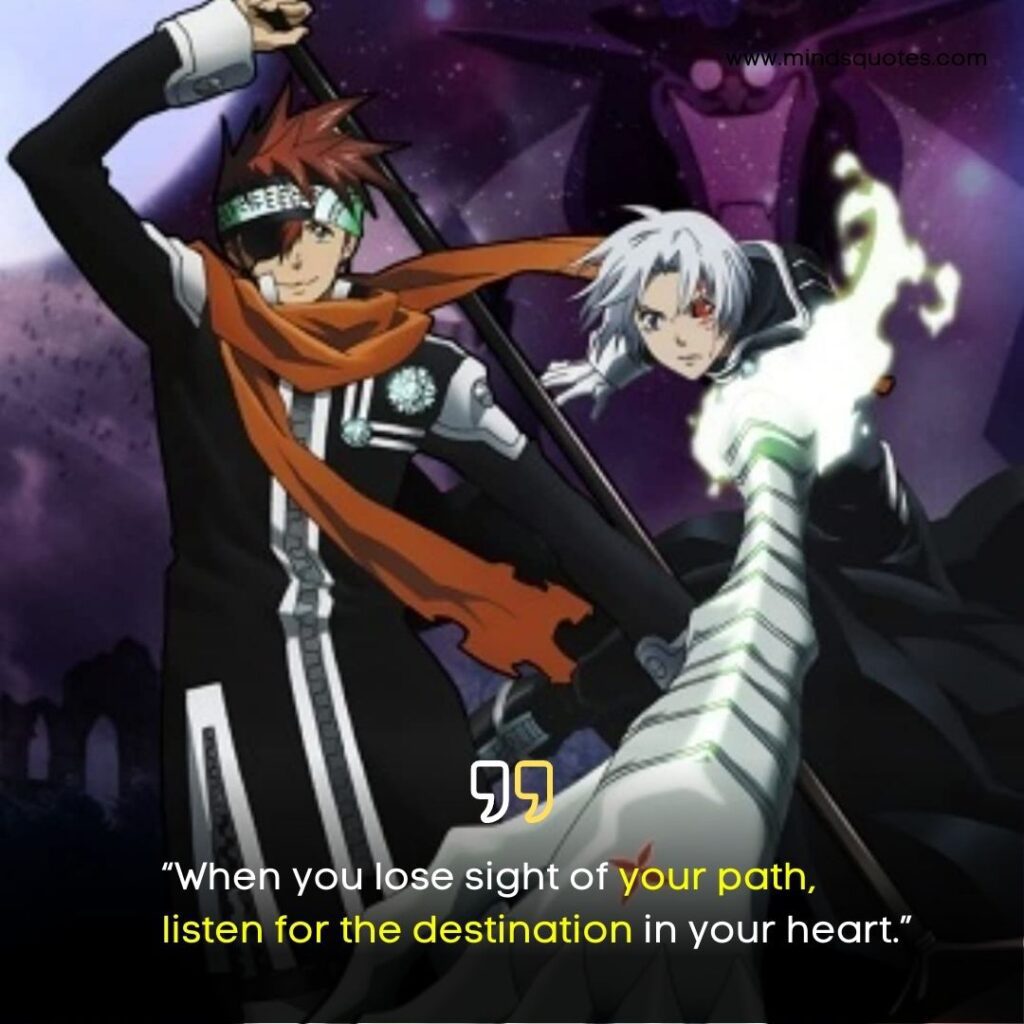 Best Famous Anime Quotes for D.Gray Man