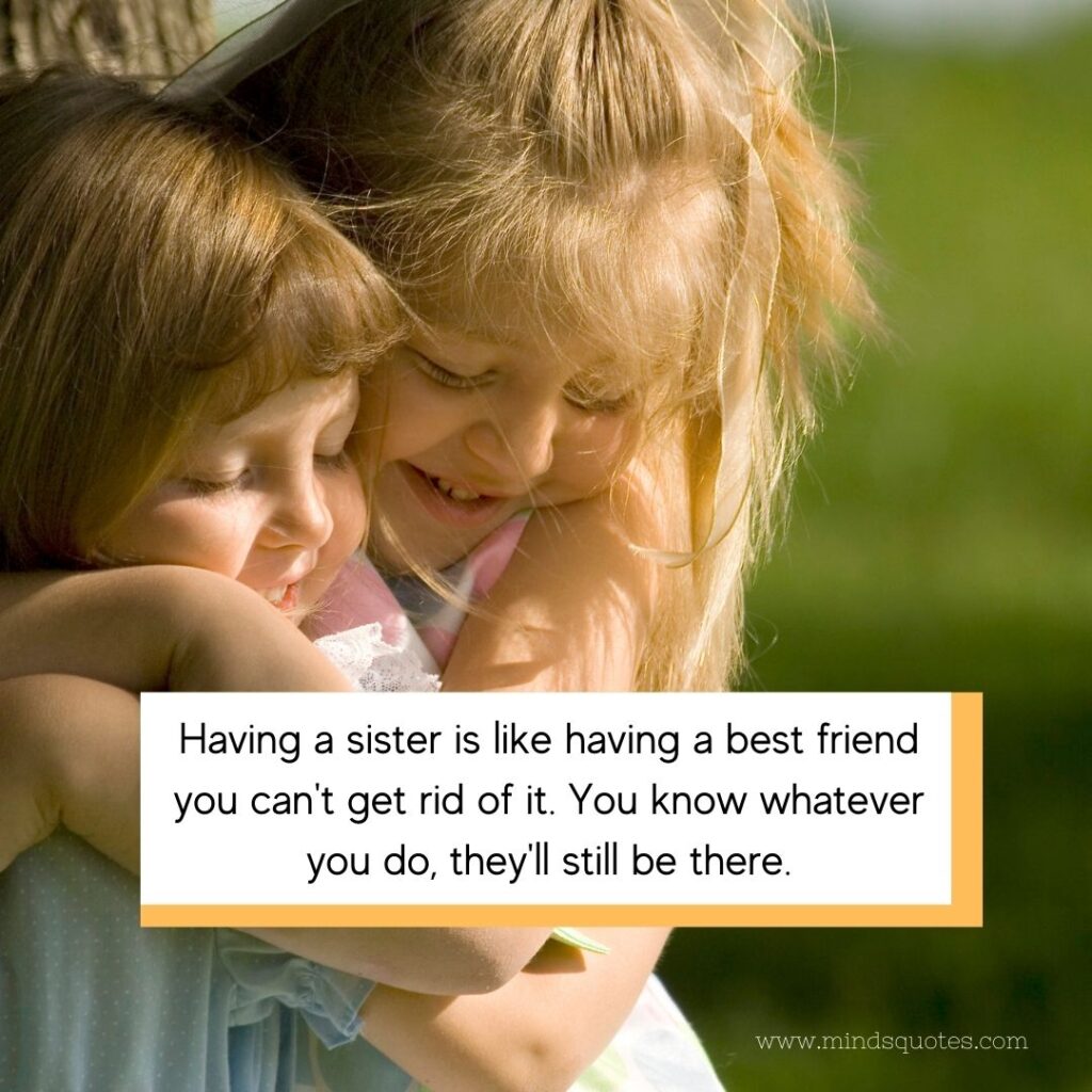 Best Sister Quotes in English