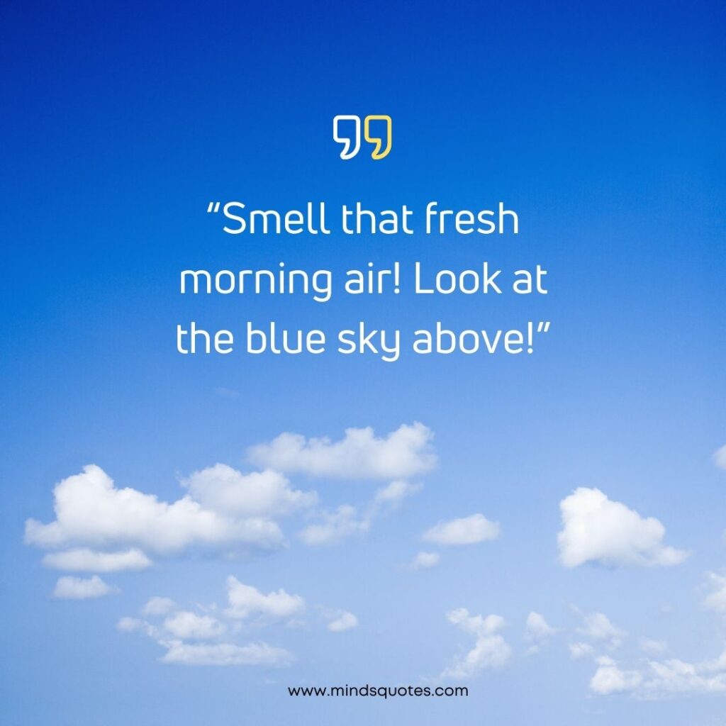 Blue Sky Short Quotes