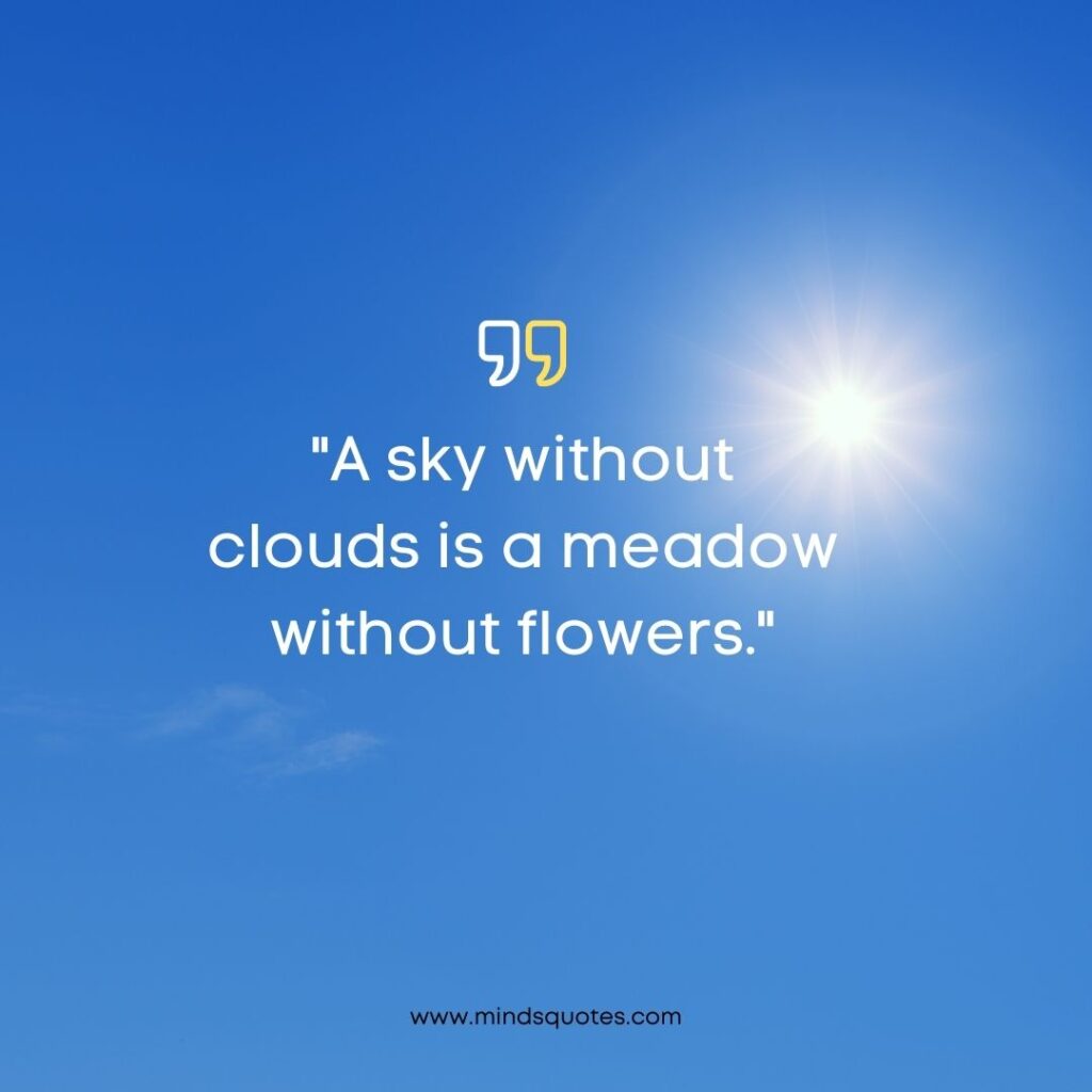 Blue Sky Short Quotes