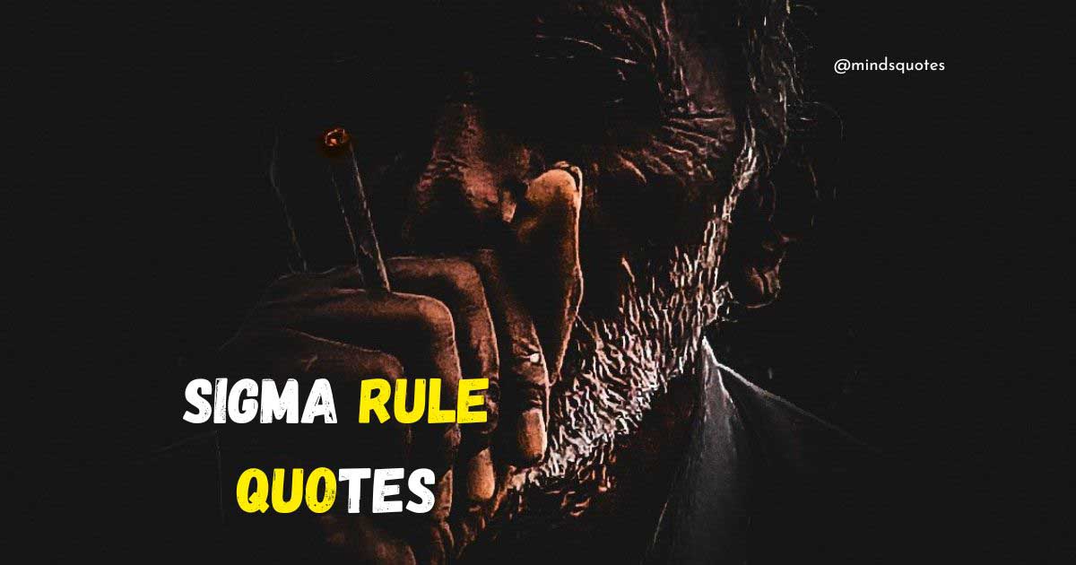 70+ BEST Attitude Sigma Rule Quotes in English