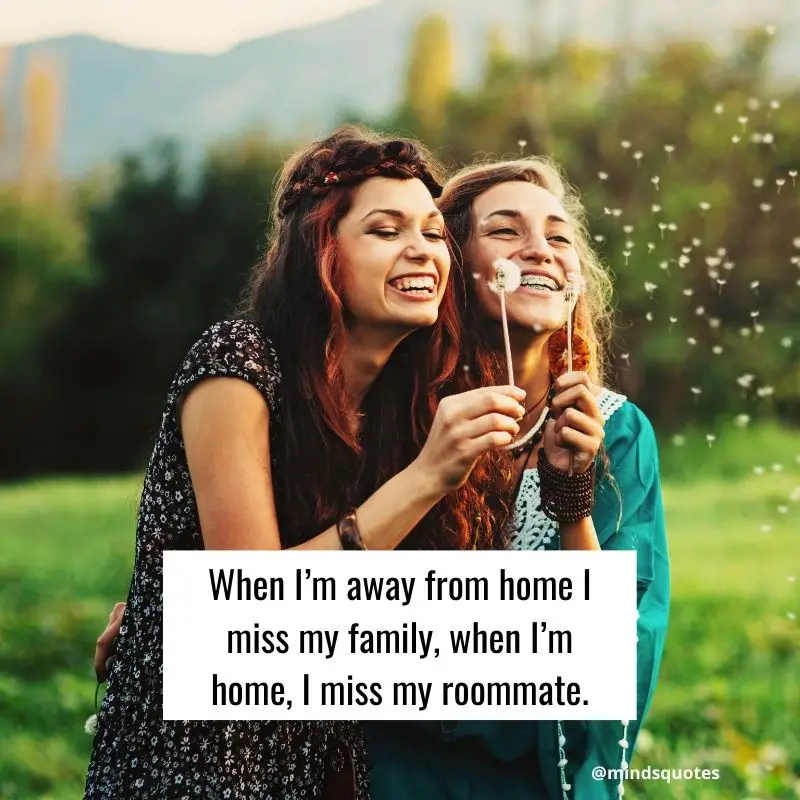 63+ BEST College Roommate Quotes & Captions 14 College Roommate Quotes