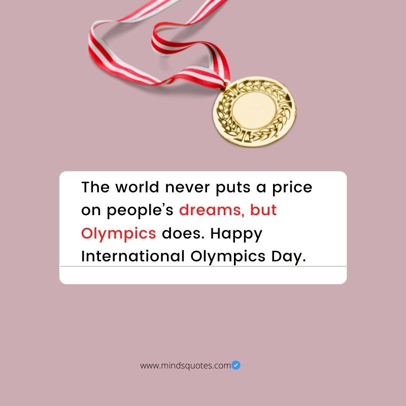 Happy International Olympic Day Quotes