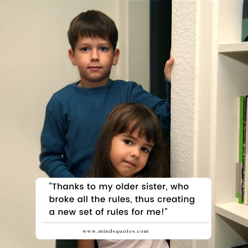 Image of Funny Brother and Sister Quotes