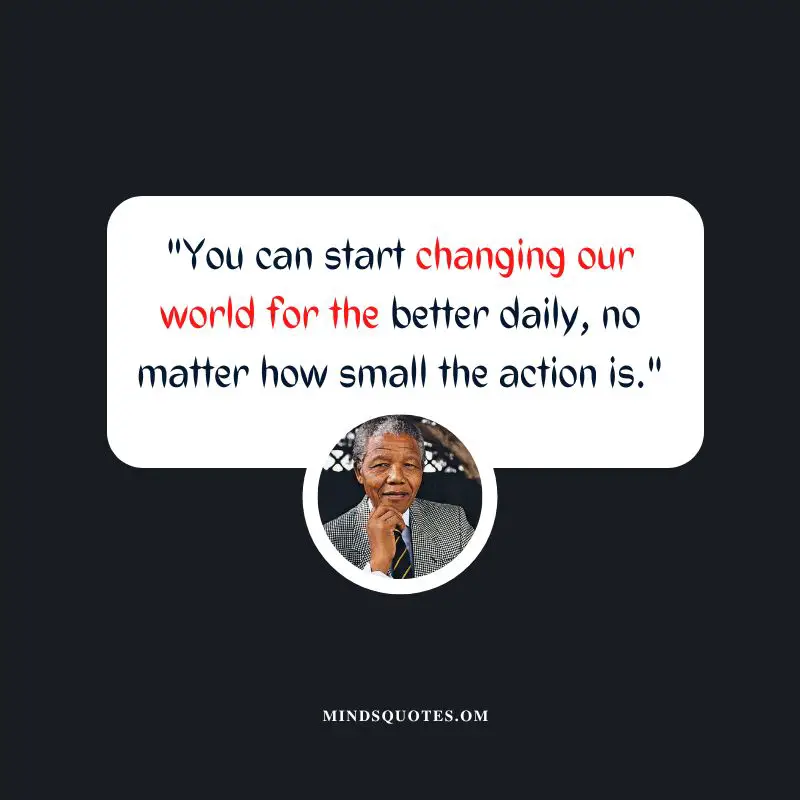 Nelson Mandela's Quotes on Change