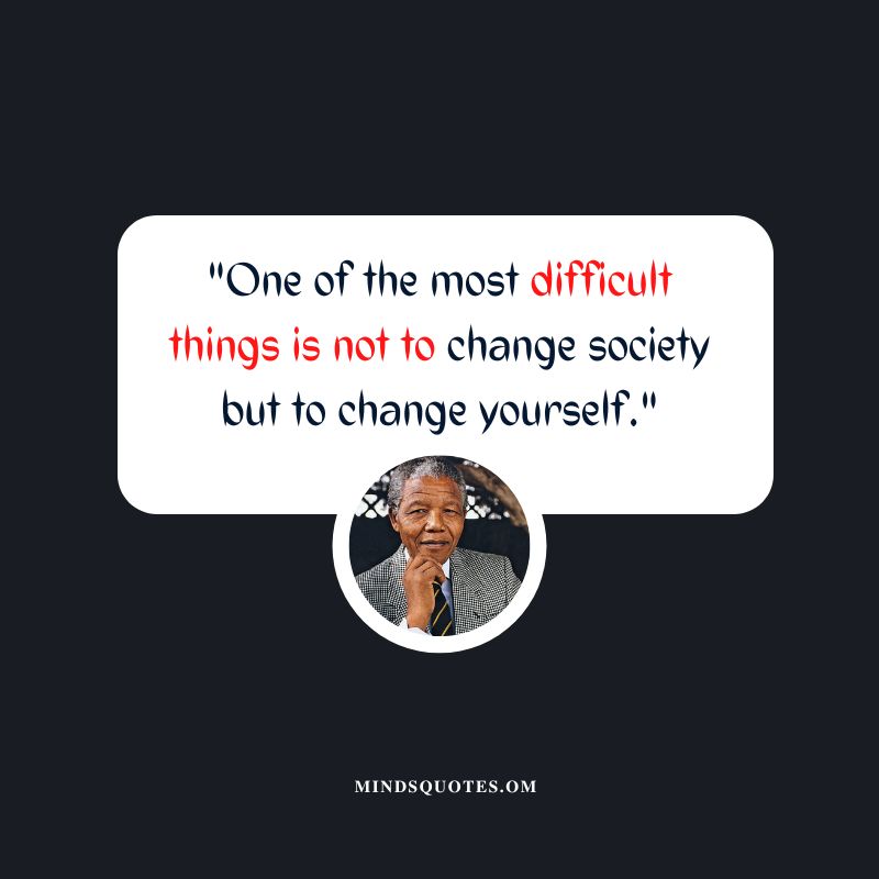 Nelson Mandela's Quotes on Change