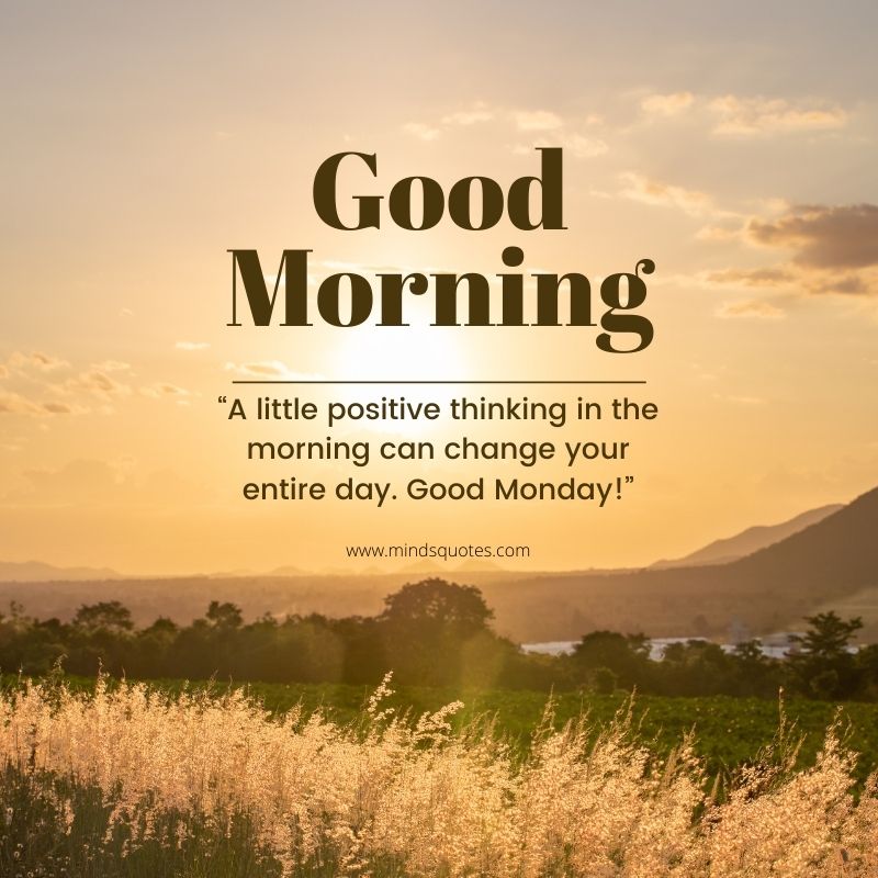 Positive Good Morning Monday Massage