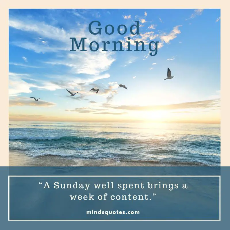 85 BEST Sunday Morning Quotes to Inspire You Every Week 2 Sunday Morning Quotes
