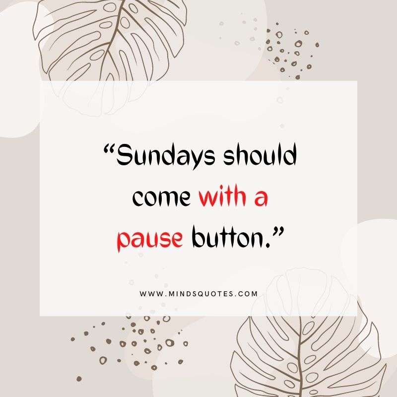 Sunday Quotes for Status