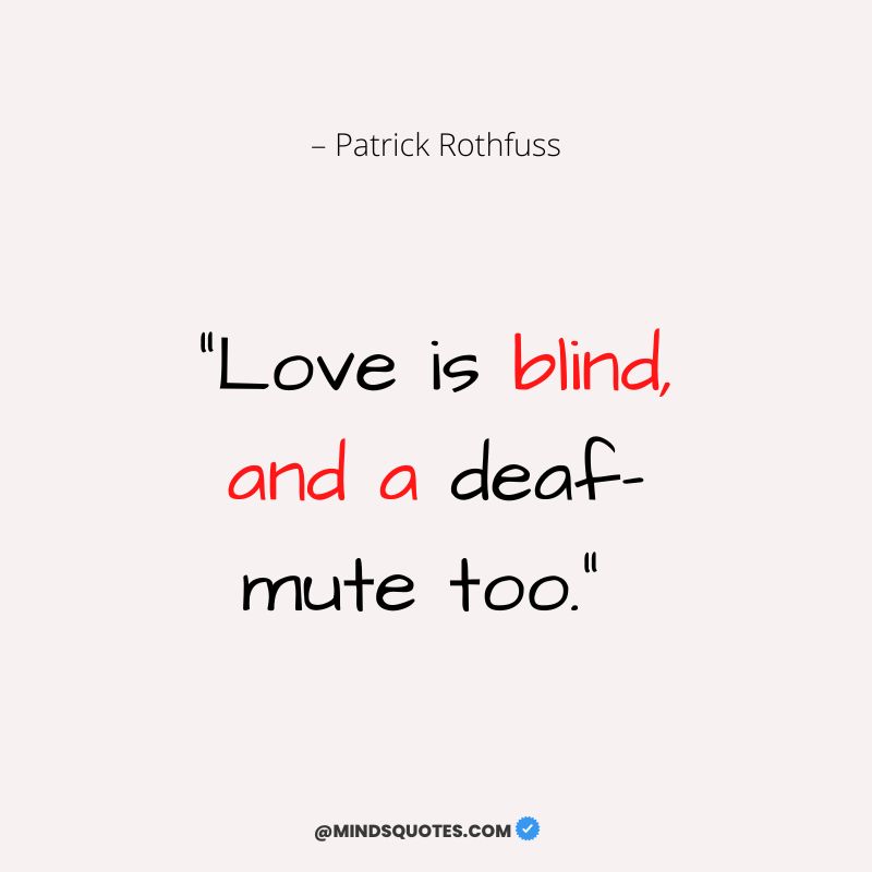blind love quotes