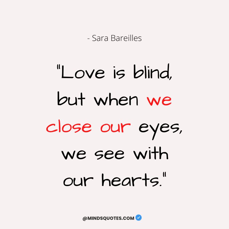 blind love quotes for Status