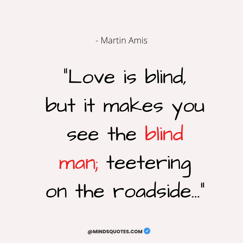 blind person love quotes
