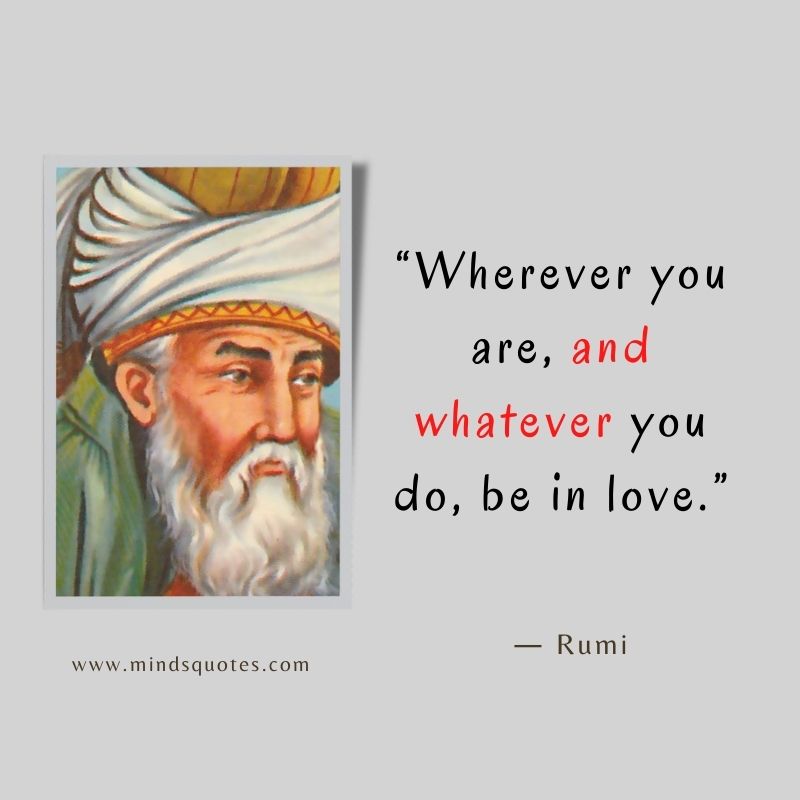 rumi sayings for Love