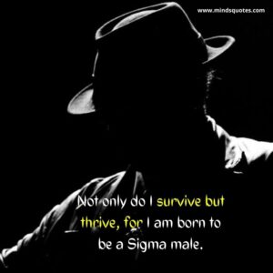 100 sigma rule quotes the ultimate expression of self reliance