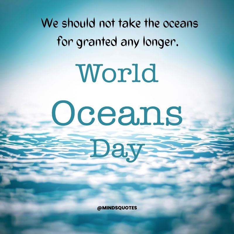 Happy World ocean day message