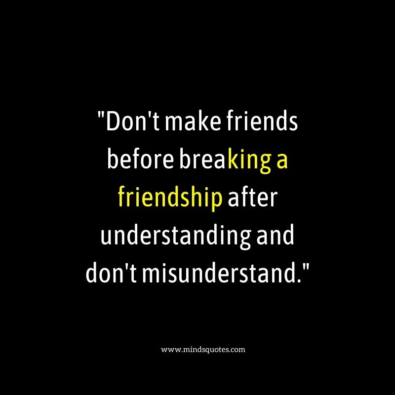 Friendship Misunderstanding Quotes 