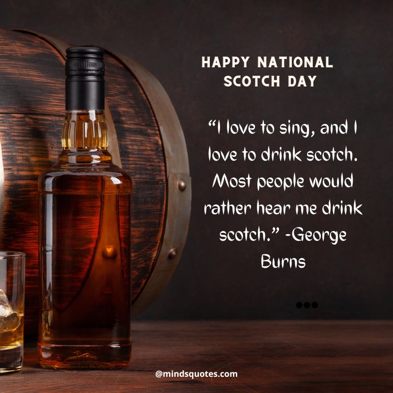National Scotch Day Message 2022