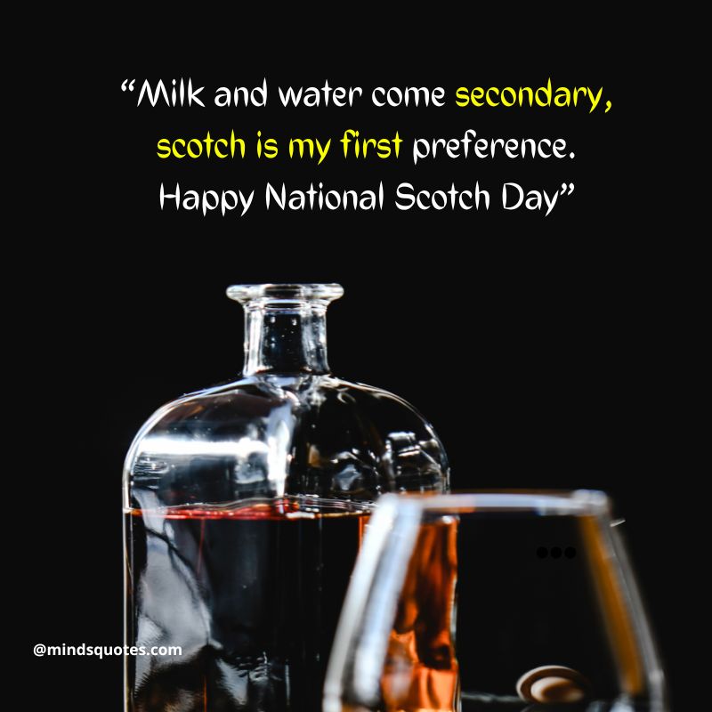 Happy National Scotch Day Message 2022